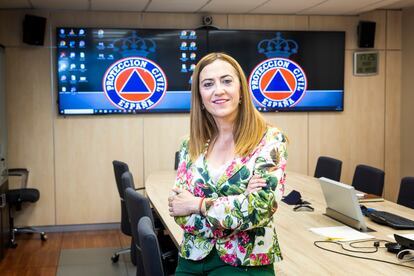 Virginia Barcones, directora general de Protección Civil y Emergencias, este martes.
