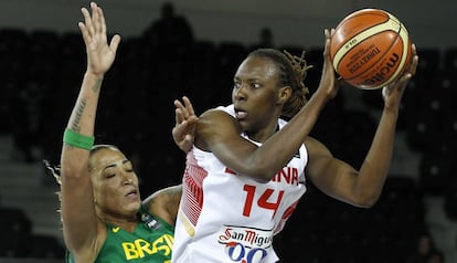 Sancho Lyttle, en un partido ante Brasil.