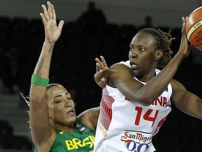 Sancho Lyttle, en un partido ante Brasil.