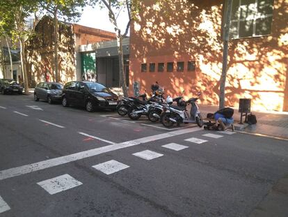 Tiroteo en el distrito de Sant Martí de Barcelona.