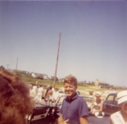 El expresidente Kennedy, en unas vacaciones.