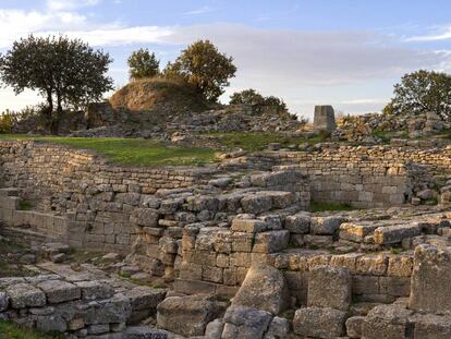 Ruinas de Troya, en la costa de Turquía.