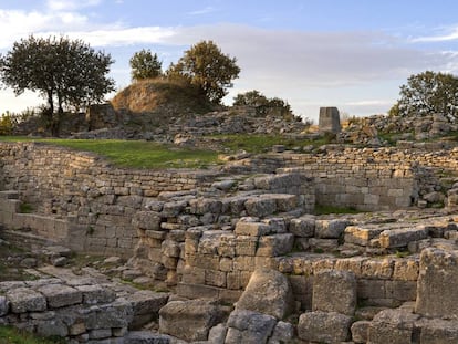 Ruinas de Troya, en la costa de Turquía.