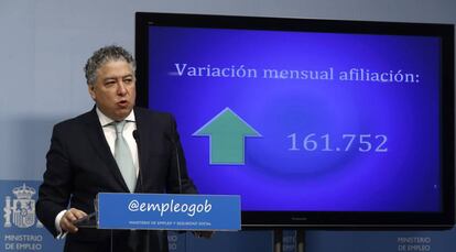 El secretario de Estado de Seguridad Social, Tomás Burgos,