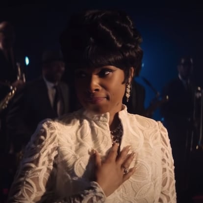 Jennifer Hudson en una escena de 'Respect', interpretando Aretha Franklin