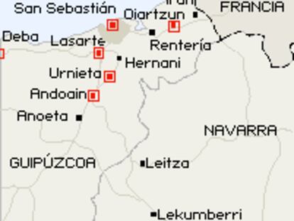 Detenciones en Guipúzcoa y Navarra