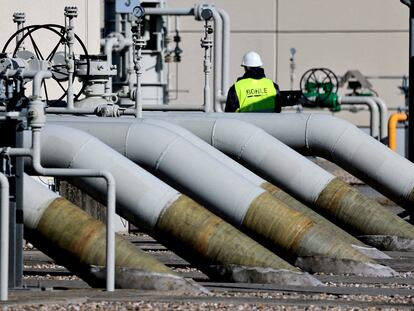 Tuberías del gasoducto Nord Stream 1 en Ludbim (Alemania), el pasado marzo.