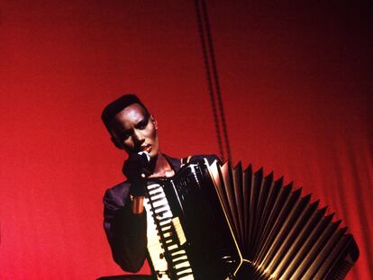 Grace Jones, en una imagen promocional del disco 'I´ve Seen That Face Before'