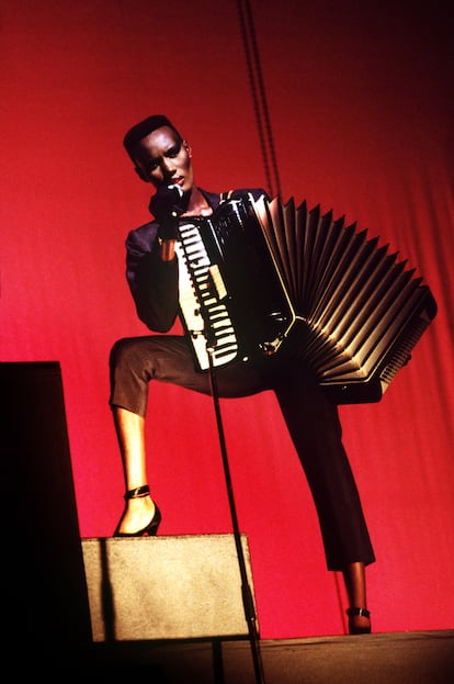 Grace Jones, en una imagen promocional del disco 'I´ve Seen That Face Before'