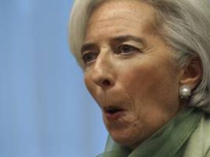 La presidenta del Fondo Monetario Internacional (FMI), Christine Lagarde. EFE/Archivo