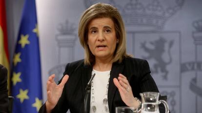 Fátima Báñez, ministra de Empleo.