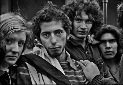 "Los muchachos peronistas", una de las fotos icónicas de la muestra.
