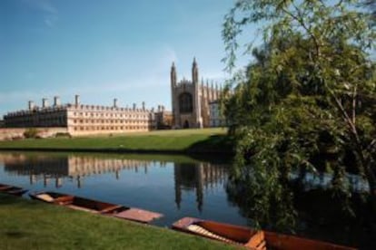 Una capilla de la Universidad de Cambridge.