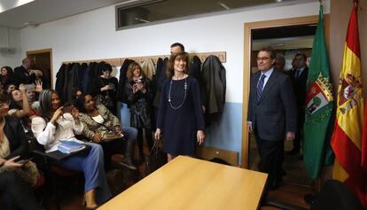 Artur Mas, a la universitat Autònoma de Madrid, on va donar una conferència.