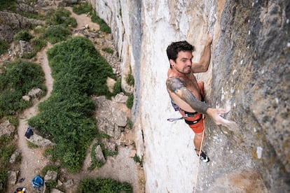 El escalador belga Klaas Willems.