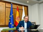 Antonio Bañuelos, en la sede de la Unión de Criadores de Toros de Lidia.