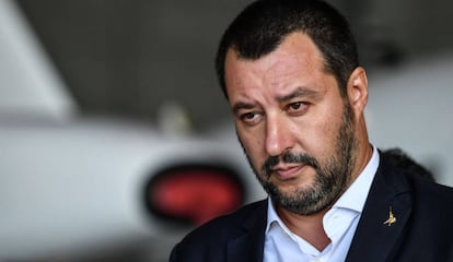 El ministro del Interior italiano Matteo Salvini. 