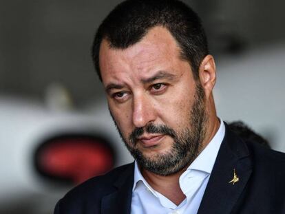 El ministro del Interior italiano Matteo Salvini. 