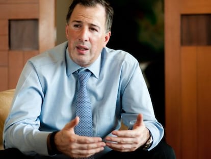 José Antonio Meade, durante la entrevista.