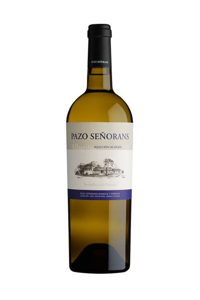 Pazo Señorans. Selección de Añada 2011 es una de las joyas de la citada bodega gallega, que gestionan Marisol Bueno y Vicky Mareque, madre e hija. Elaborado con la uva autóctona de las Rías Baixas, la albariño, este vino de pago nace en la finca Los Bancales, un viñedo de más de 45 año plantado sobre suelo de xabre (arcilloso calcáreo). Posee una crianza de más de 30 meses sobre lías en acero inoxidable y de más de un año en botella. Destaca por su color amarillo pajizo, vivo y brillante. Con volumen, cuerpo y untuosidad. Precio: 35 euros. 