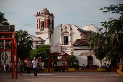 Iglesia de San Vicente Ferrer en Juchitán, Oaxaca (México).