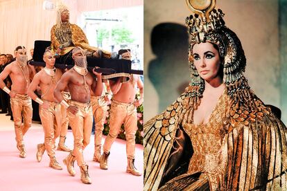 Billy Porter, intérprete de Pose, es la estrella fulgurante de la alfombra roja este 2019. Su entrada, una de las primeras de la noche, emuló a la de Elizabeth Taylor en Cleopatra.