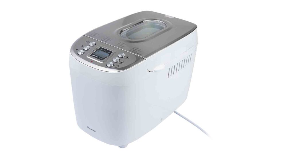 Vista de la panificadora Lidl Silvercrest 850W.
