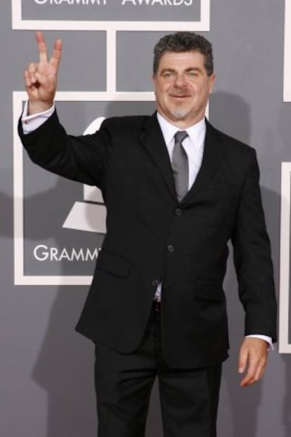 El músico argentino durante su llegada a los premios Grammy en 2009.