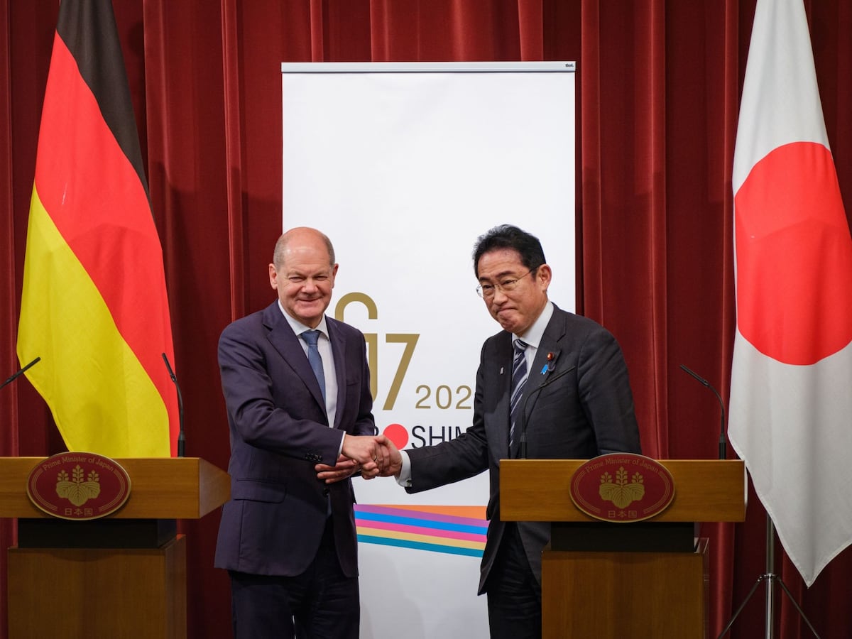 Japan, German leaders agree to strengthen ties, supply chain ...