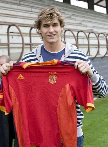 Llorente, ayer.