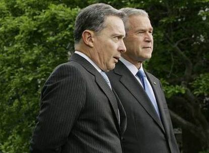 Uribe y Bush en Washington