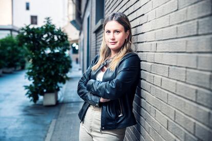 Alejandra Jacinto, durante la campaña electoral autonómica, el pasado mayo, en Madrid.