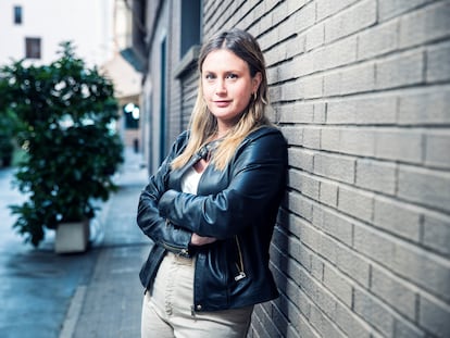 Alejandra Jacinto, durante la campaña electoral autonómica, el pasado mayo, en Madrid.