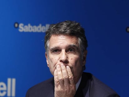 El Consejero delegado del Banco Sabadell, Jaime Guardiola.