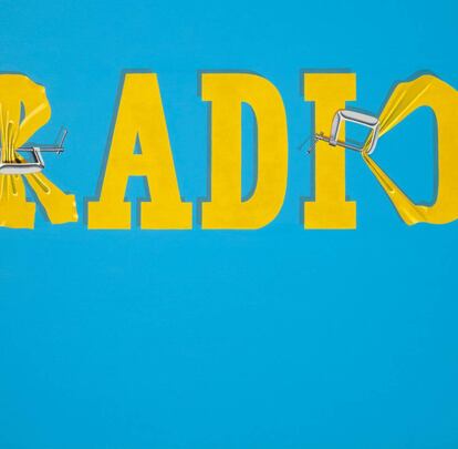 'Hurting the Word Radio #2', de Ed Ruscha, vendida en Christie's por 52,2 millones de dólares.