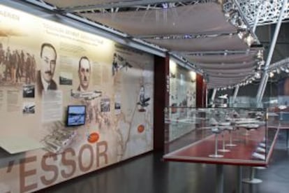 Sección didáctica del Museo Aeroscopia, en Toulouse.