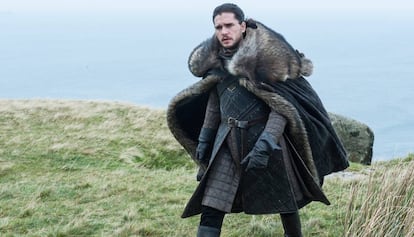 Kit Harington como Jon Snow na sétima temporada de 'Game of Thrones'.