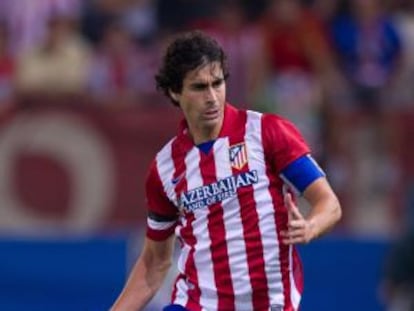 Tiago, en un partido del Atlético.