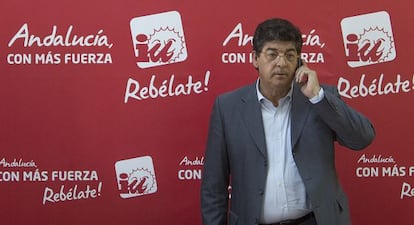 Diego Valderas, en Sevilla.