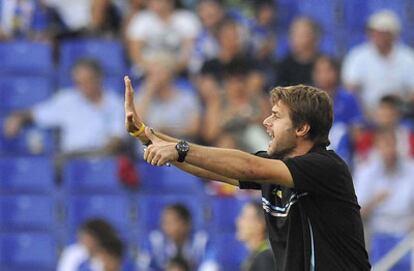 Pochettino, en un partido con el Espanyol.