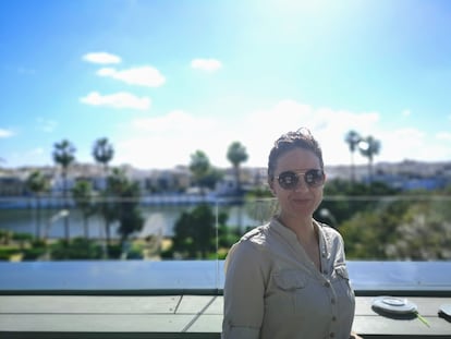 María García, en una fotografía familiar tomada en Sevilla.