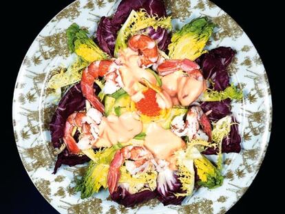CÓCTEL DE GAMBAS CON SALSA ROSA