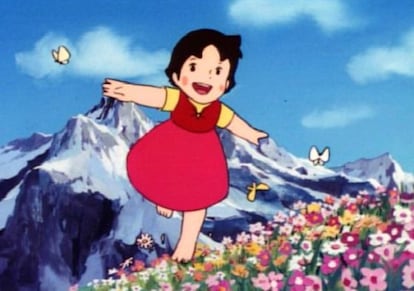 Fotograma de la mítica sèrie 'Heidi'.