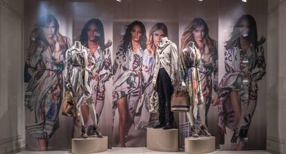 Escaparate de moda en una tienda de Londres.