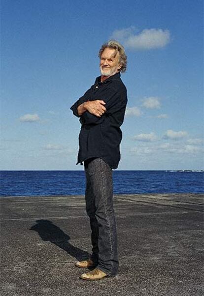 El cantante y actor Kris Kristofferson.