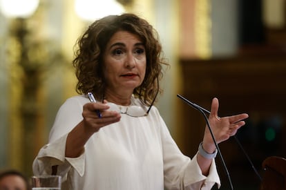 La ministra de Hacienda en funciones, María Jesús Montero.