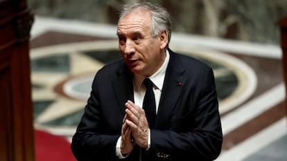 El primer ministro, Fran?ois Bayrou, en el Parlamento francs, este jueves.