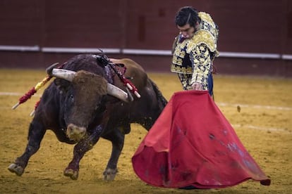 Morante, en el Palacio de Vistalegre de Madrid el 27 de septiembre.