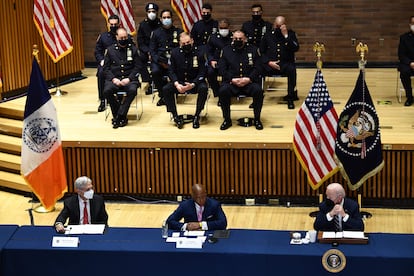 Joseph Biden en Nueva York, Estados Unidos