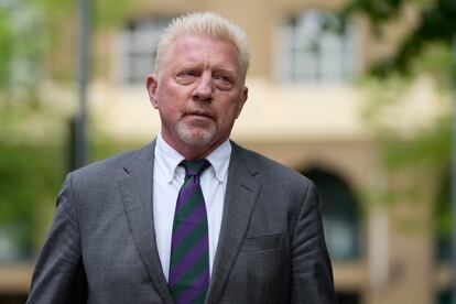 Boris Becker, el pasado mes de abril, a su llegada a los juzgados, en Londres.